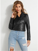 GUESS VENOM LEATHER MOTO JACKET