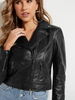 GUESS VENOM LEATHER MOTO JACKET