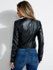 GUESS VIPER FAUX-LEATHER MOTO JACKET