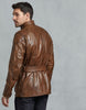 BELSTAFF TRIALMASTER PANTHER LEATHER JACKET In Cognac Leather