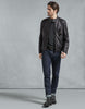 BELSTAFF V RACER LEATHER JACKET In Black Leather