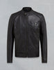 BELSTAFF V RACER LEATHER JACKET In Black Leather