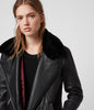 ALLSAINTS MAIZIE 2-IN-1 LEATHER BIKER JACKET