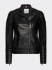 TOMMY HILFIGER LEATHER BIKER JACKET