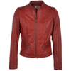 Ashwood  Ladies Leather Biker Jacket Pale  Serefina