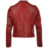 Ashwood  Ladies Leather Biker Jacket Pale  Serefina