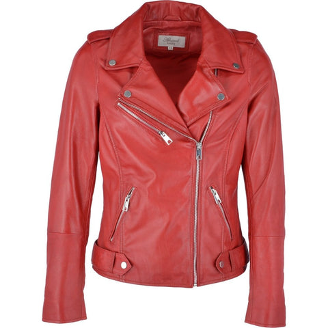 Ashwood Leather Biker Jacket Scarlett