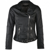 Brampton London Belted Biker Jacket Black : Brielle