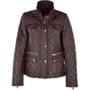 Brampton Diamond Quilted Leather Burgundy Jacket Austen