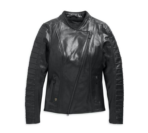 HARLEY DAVIDSON Women's Ozello Perforated Leather Jacket