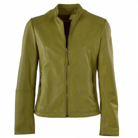 Edward Robertson Leather Biker Jacket  Charlotte