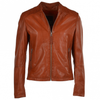 Edward Robertson Leather Biker Jacket  Charlotte