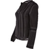 Estimo  Mosaic Light Weight Leather Jacket Black: Sienna