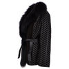 Estimo  Suede and Leather Long haired Toscana Sheepskin Jacket : Penny