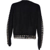 Estimo  Suede Leather Jacket Black: Amaya