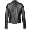 Estimo Vegetable Tanned Leather Biker Jacket Ballerina
