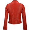 Estimo Vegetable Tanned Leather Biker Jacket  Rosabel