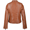 Estimo Vegetable Tanned Leather Biker Jacket Ballerina