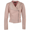 Brampton Leather Biker Jacket  Naturel