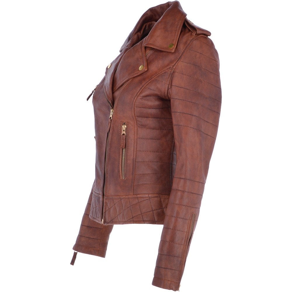 Ashwood Leather Biker Jacket – Greet Silk